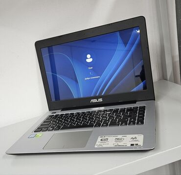 видеокарту ddr2 или ddr3: Ноутбук, Asus, 8 ГБ ОЭТ, Intel Core i5, 14.1 ", Колдонулган, Татаал эмес тапшырмалар үчүн, эс тутум HDD + SSD