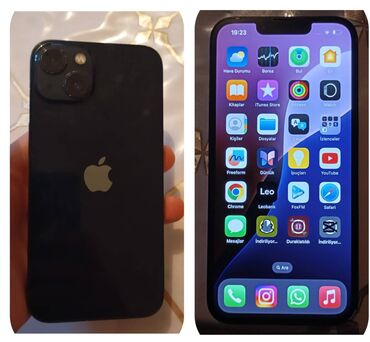 Apple iPhone: IPhone 13, 128 GB, Qara, Sənədlərlə