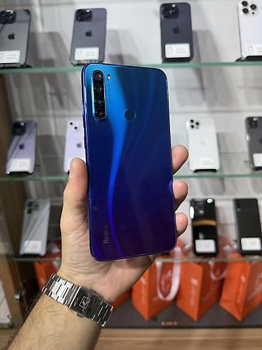 телефон баку: Redmi Note 8, 64 ГБ, цвет - Голубой, Отпечаток пальца — 1