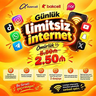 seif qapi: Əlaqə: wp Günlük limitsiz internet xidməti – bütün operatorlar üçün — 2