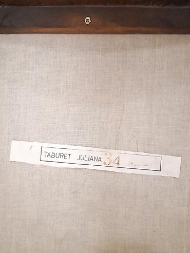 taburetka satilir: İşlənmiş, Pufik oturacaq, rəng - Ağ, Kredit yoxdur, Şəhərdaxili pulsuz çatdırılma — 5