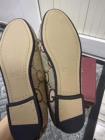 gucci кепка: Лоферы, 35, Gucci, Новый, цвет - Бежевый, Самовывоз, Платная доставка — 5