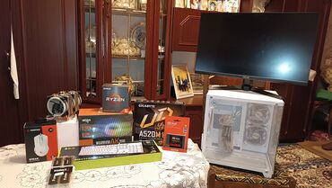 Masaüstü kompüterlər və iş stansiyaları: Tək Keysin qiyməti 1300 azn GAMING 🎮 🔴 16gb ddr4 ram 3200mhz — 2