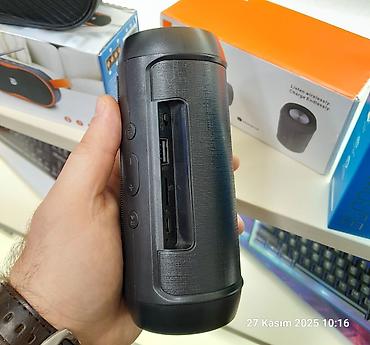 aux bluetooth: Yeni Kolonka, Növ - Portativ, rəng - Qara — 3