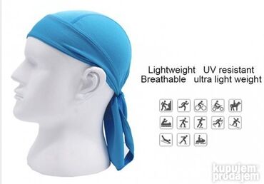 Oprema za bicikliste: BOJA SIVA - u ponudi više boja - pitajte NOVO biciklisticka marama — 8