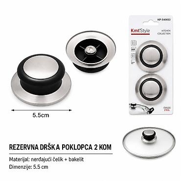 KMT Mali ručica za poklopac 2 kom Praktične rezervne drške za