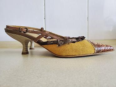 foot patch: Босоножки, Италия, новые, кожа, бренд Un Deux Trois / made in Italy — 3