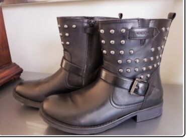 детские сапоги луноходы: Geox, Размер: 37, цвет - Черный, Б/у