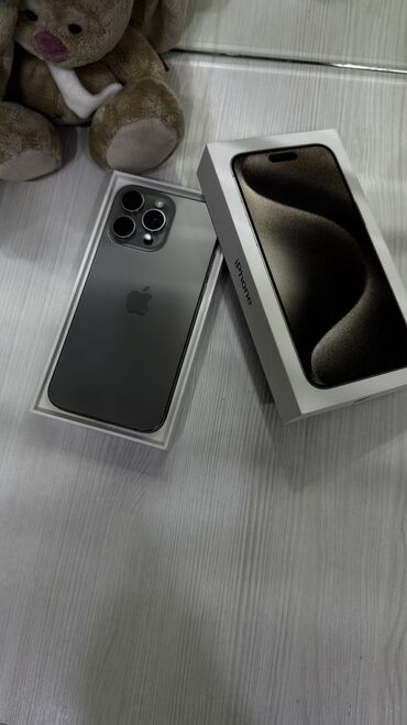 Apple iPhone: IPhone 15 Pro Max, 256 GB, Natural Titanium, Face ID