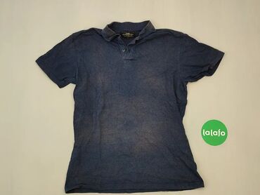 Koszule: Podkoszulka, M (EU 38), stan - Zadowalający, wzór - Jednolity kolor, kolor - Niebieski
