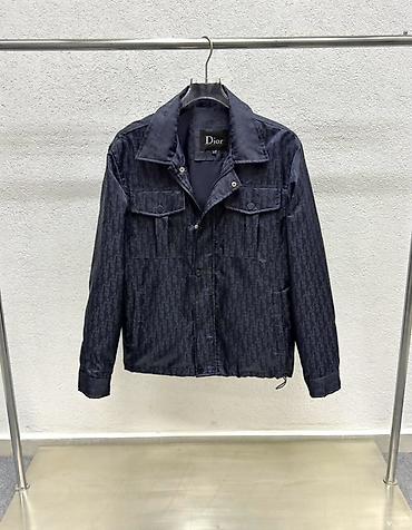 dior куртка мужская цена: Мужская куртка Dior, темно‑синяя - Материал: гладкая ткань с легким — 2
