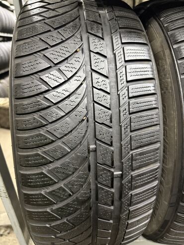 шины зим: Шины 235 / 55 / R 17, Зима, Б/у, Пара, Легковые, Корея, Kumho