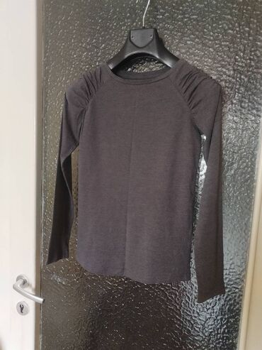 bluze bez ramena: Ovs, XS (EU 34), Cotton, Single-colored, color - Grey