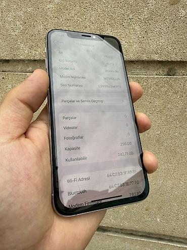 айфон 5 с: IPhone Xs, 256 ГБ, Серебристый, Face ID — 7