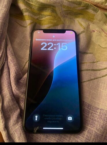 скупка сотовых телефонов: IPhone Xs, Б/у, 64 ГБ, Black Titanium, Зарядное устройство, Защитное стекло, Чехол, 76 %