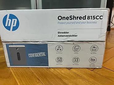 Ostali kućni aparati: HP OneShred 815CC – seckač dokumenata (cross-cut) - Sigurnosni nivo — 8