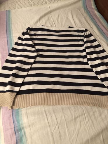 Duksevi: Odličan, kao nov La Martina džemper, M veličina, beli sa teget prugama — 11