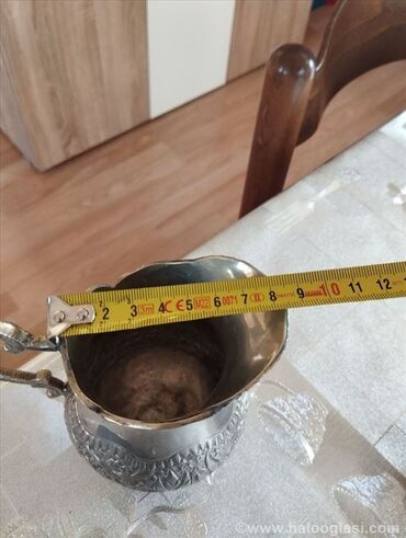Staro posuđe i escajg: Stara posrebrena posuda za mleko ili nesto drugo, donesena iz — 8