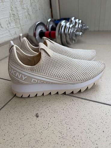 Женская обувь: Кроссовки-слипоны DKNY - Модель: текстильные слипоны с — 2