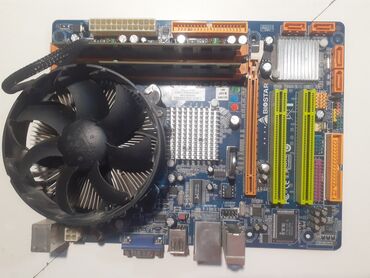 водянка для ноутбука: Материнская плата, Б/у, Biostar, LGA775, Mini-DTX, Для ПК