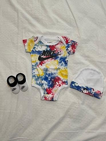 sarı bodilər: Uşaq dəsti, Uniseks, 3 - 6 ay, Nike — 3