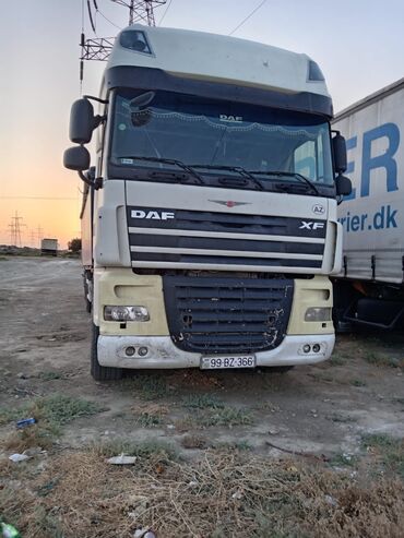 qazel turbo az: DAF XF seriyasından olan bu çekici qoşqu ilə birlikdə təklif olunur