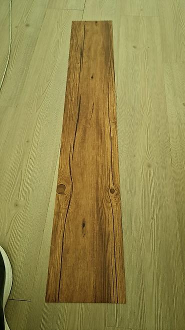 vinil panel: Vinil döşəmə paneli – taxta teksturalı, isti qəhvəyi rəng - Material — 2