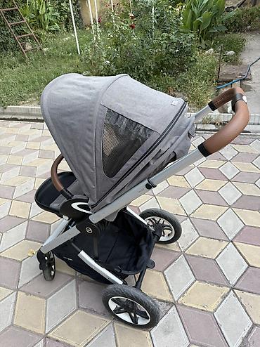 большие кубики: Коляска, Cybex, цвет - Серебристый, Б/у, Самовывоз — 4