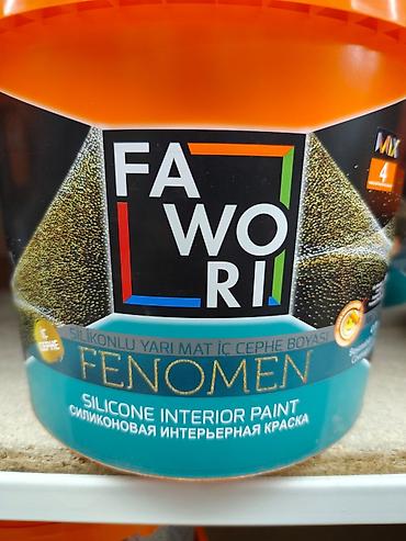 Силиконовая краска: Интерьерные краски FAWORI - Линейка: FENOMEN (силиконовая интерьерная — 2