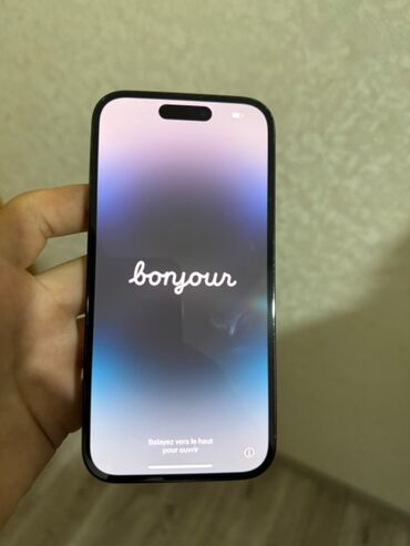 iphone x qiymet: IPhone 14 Pro, 256 GB, Qara