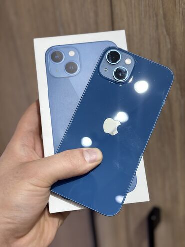морозильник xingx: IPhone 13, Б/у, 256 ГБ, Sierra Blue, Коробка, 82 %
