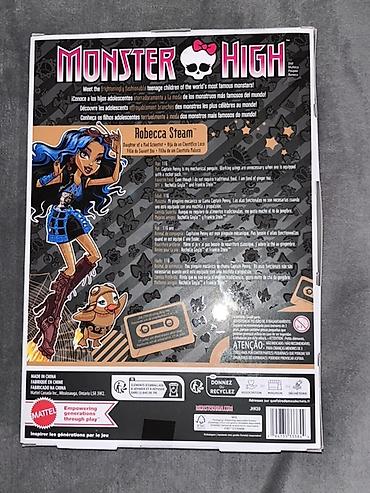papajhons oyuncaqlari: Monster High – Robecca Steam kukla dəsti (Mattel, 6+) Куклы — 4