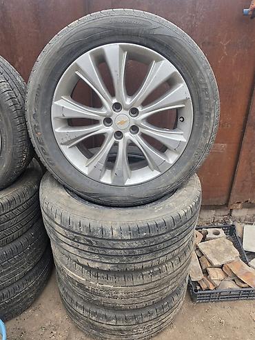 Литой диск Chevrolet с шиной 225/55 R18. Характеристики: -