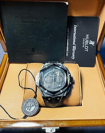 almaniyada saat: Hublot Big Bang Sang Bleu (məhdud seriya) saatı Saat ideal saatdir her — 1