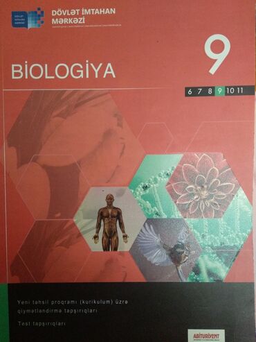 taim biologiya test pdf: Biologiya 9cu sinif test kitabı. Təzə kimidir. İçi təmizdir