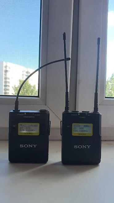 rush wave: Комплект микрофонов Sony URX - P03 1. приемник 2 — 2