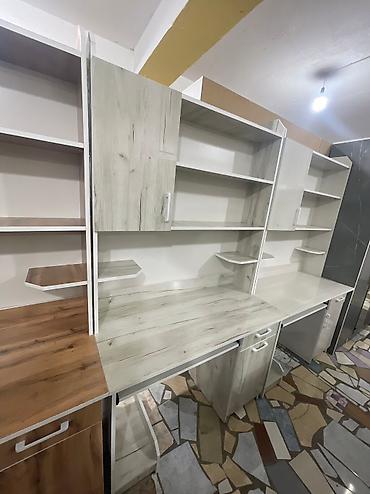 study table: Компьютерный стол, Новый, С полками — 4