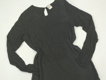 czarne bluzki z długim rękawem eleganckie: Blouse, S (EU 36), condition - Very good