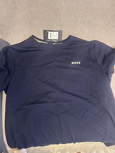 кепка boss: Мужская футболка, 2XL, Boss, Новый, цвет - Синий — 1