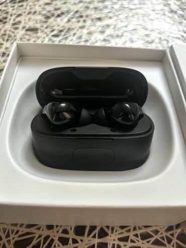 Dinamiklər və kolonkalar: İşlənmiş Simsiz (Bluetooth) Qulaqcıqlar, rəng - Qara
