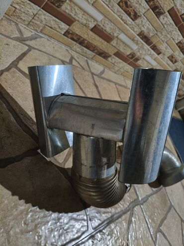 azbes turba: Məhsul: Sinklənmiş metal baca/ventilyasiya dəsti Təsvir: - Material