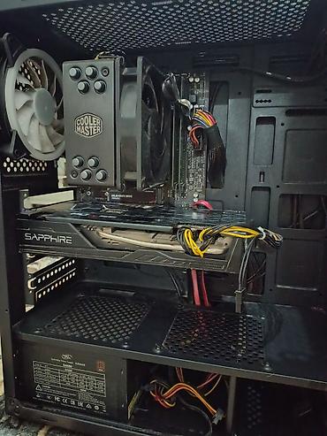 pc case: Компьютер, ядер - 6, ОЗУ 16 ГБ, Игровой, Б/у, AMD Ryzen 5, SSD — 5