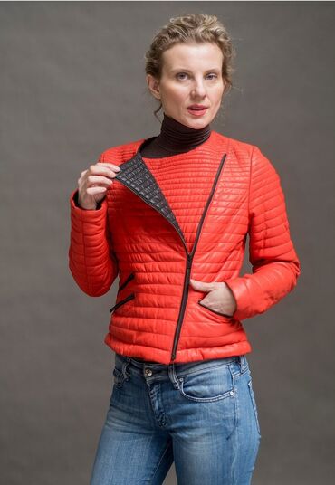 Кожаные куртки: Кожаная куртка, Натуральная кожа, С меховой отделкой, Стандарт — 4