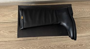 профессор зима: Сапоги, 40, Massimo Dutti, Новый, цвет - Черный — 3