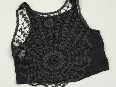 czarne luźne t shirty: Top H&M, 2XS, stan - Bardzo dobry