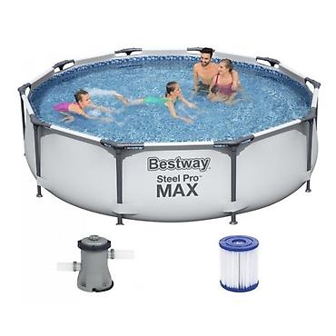 heklano cvece: Bestway Steel Pro MAX – samostojeći baštenski bazen sa metalnom — 1