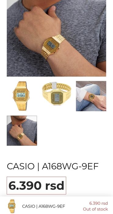 Ručni satovi: Klasični sat, Casio, Unisex na lalafo.rs — 15 Ručni satovi: Klasični sat, Casio, Unisex — 15