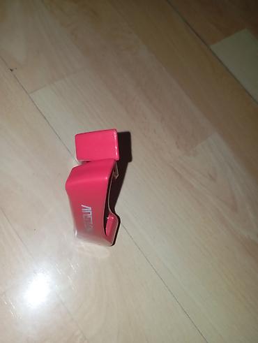 Moto geyim: Velosiped üçün qırmızı rəngli “MOTOW” yazılı əlcək qarmaqları (bar-end — 4