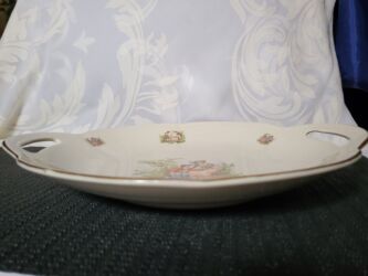 Ostali antikviteti: Tanjir za serviranja 1940g+ Chodziez Poljska. Tanjir za — 12