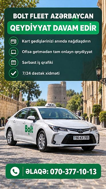 bolta qoşulmaq: Taksi sürücüsü tələb olunur, Şəxsi nəqliyyat vasitəsi ilə, 1 ildən az təcrübə — 1